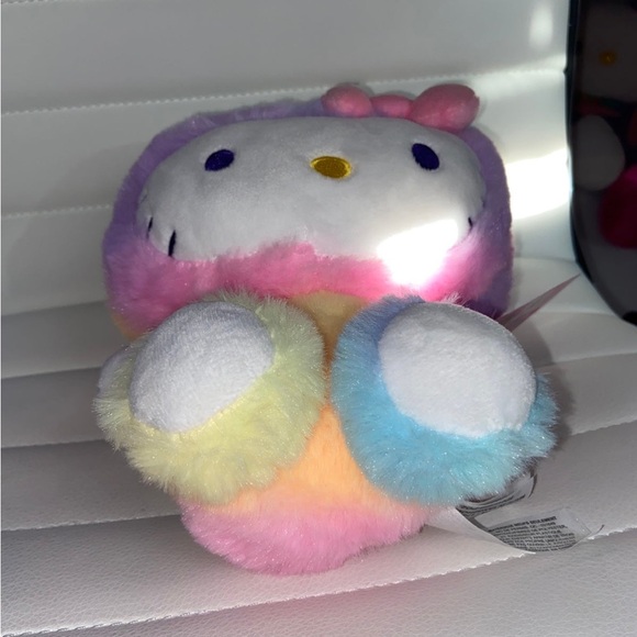 Sanrio Hello Kitty Rainbow Sherbet Costume 7" Plush Stuffed Girls Doll NWT - Picture 6 of 7